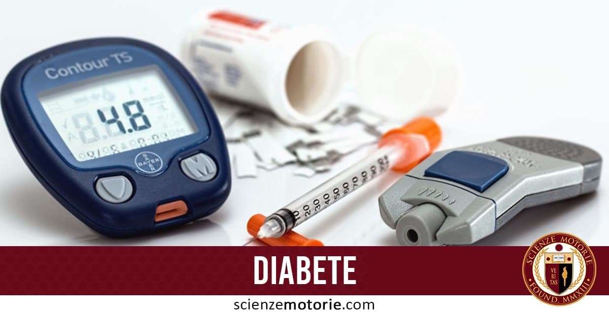 Strumenti medici per il monitoraggio del diabete: glucometro, siringa, strisce reattive e dispositivo per misurare la glicemia