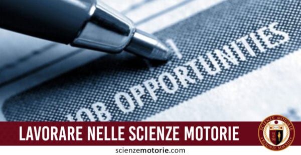 lavorare scienze motorie