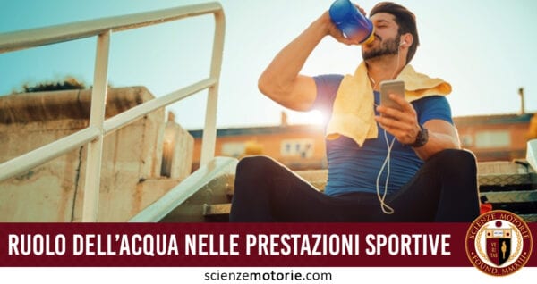 ruolo acqua prestazioni sportive