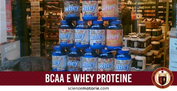 BCAA e Whey Proteine