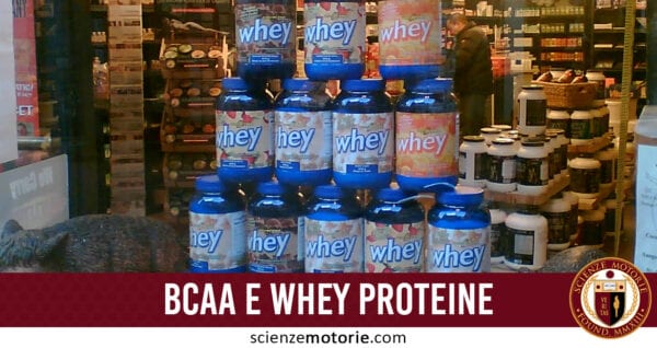 BCAA e Whey Proteine