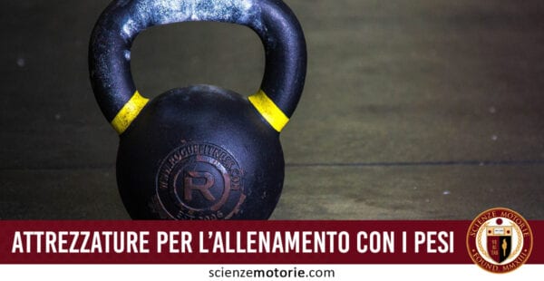 attrezzature allenamento con i pesi