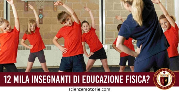 insegnante educazione fisica assunzione