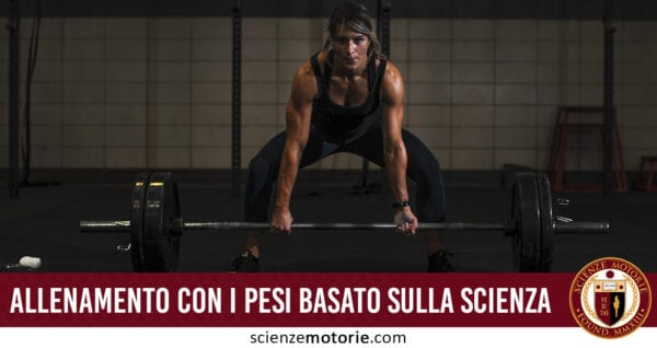 allenamento con i pesi basato sulla scienza