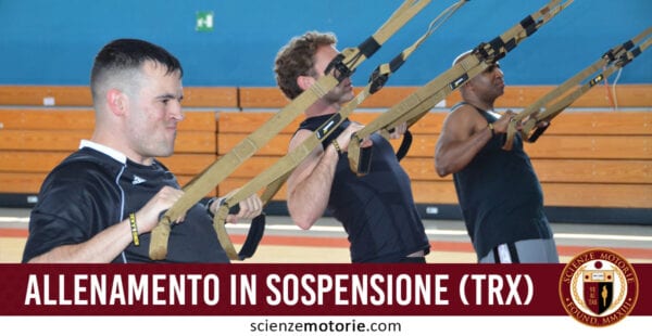 allenamento in sospensione trx