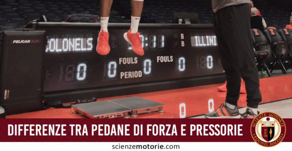 differenza tra pedane di forza e pressorie