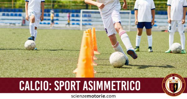 Calcio e bambini sport asimmetrico