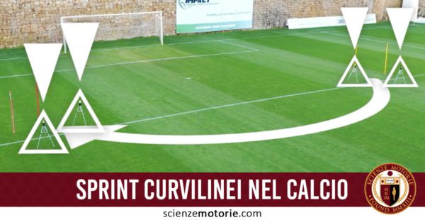 sprint curvilinei nel calcio