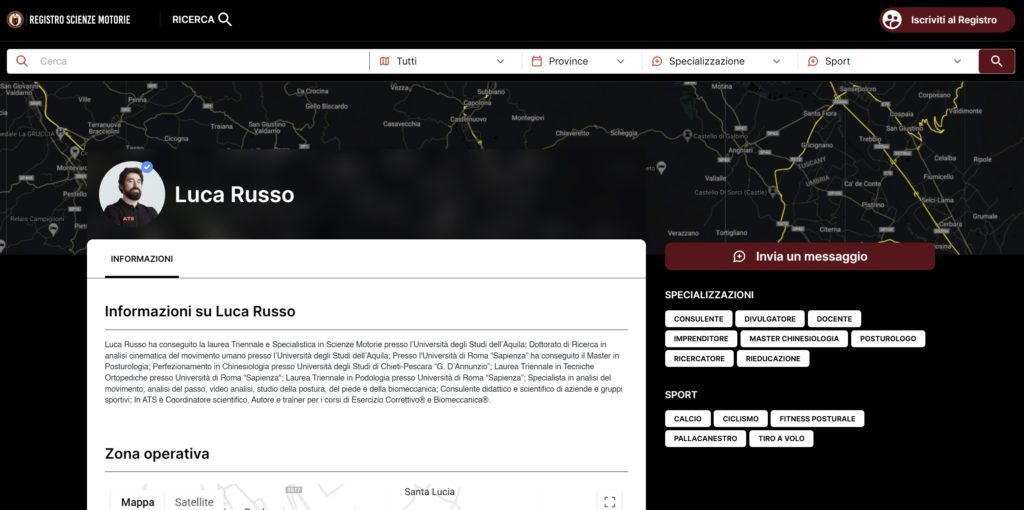 Luca Russo Registro Scienze Motorie